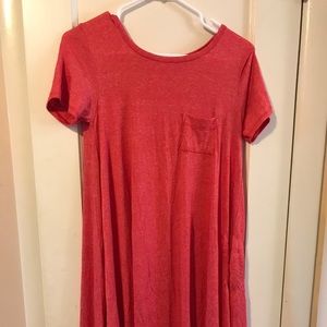 Lularoe red carly dress 👗